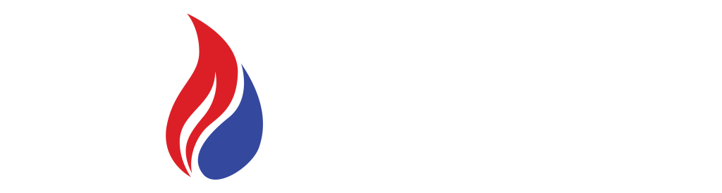 J&J Plumbing & Gasfitting logo with flame icon